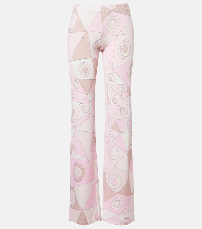 Occhi jersey straight pants