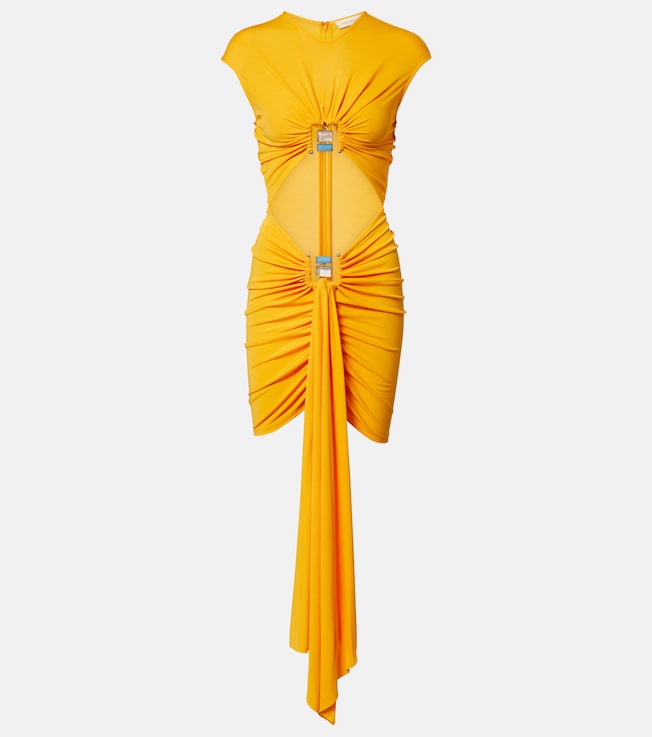Bezel Quartz Disconnect jersey minidress