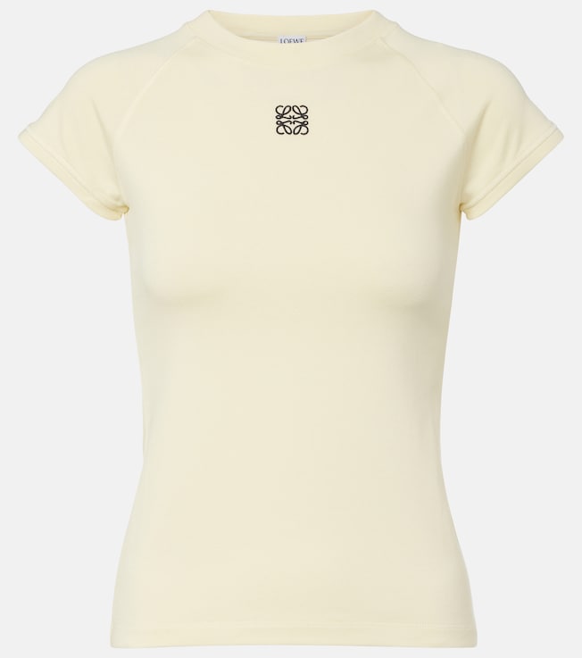 Anagram cotton-blend T-shirt