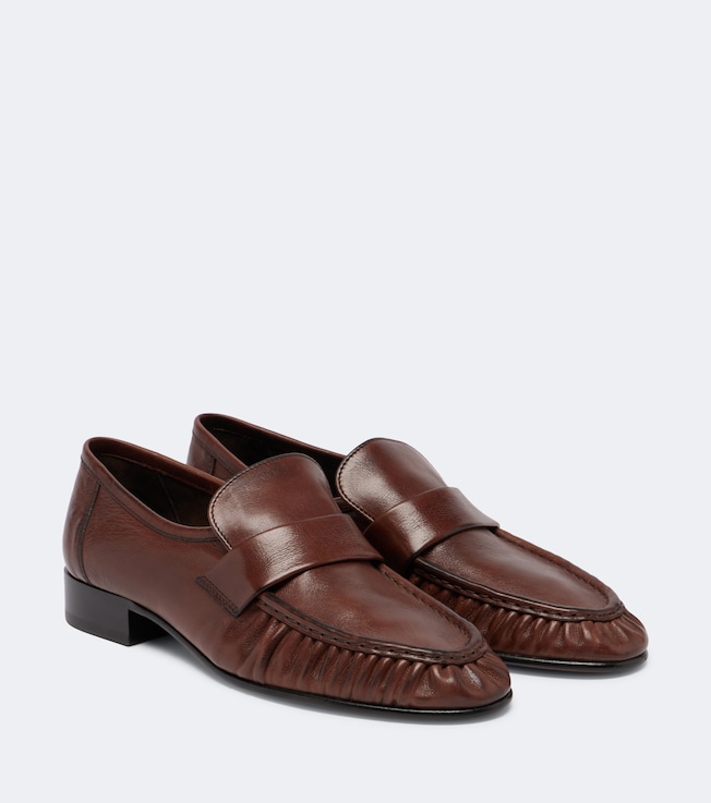 Soft leather loafers