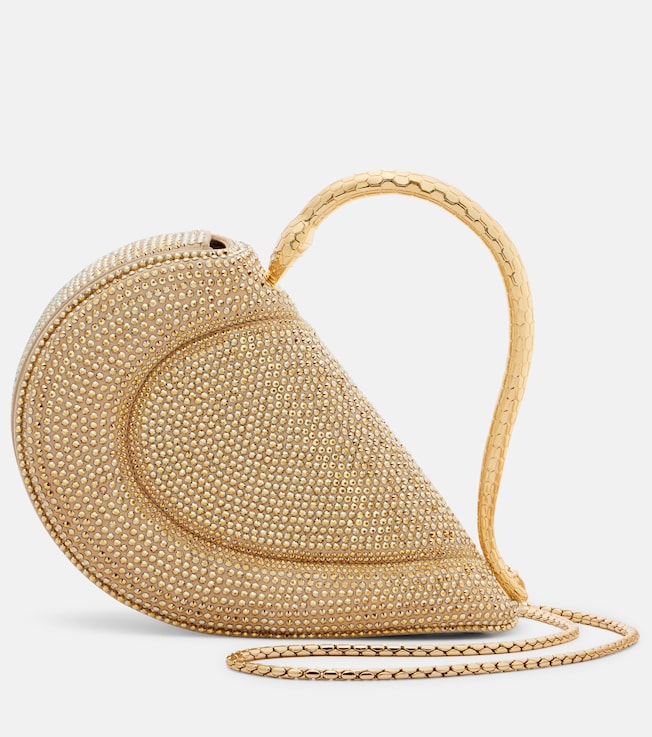 Serpenti Cuoricino Mini leather top-handle bag