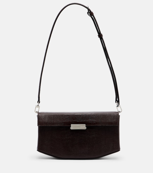 Clip Small leather shoulder bag