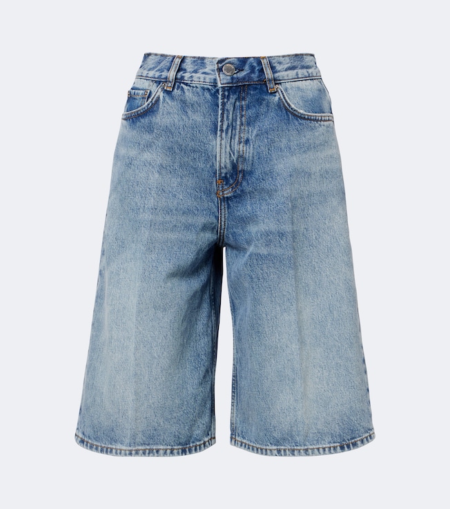Denim Bermuda shorts