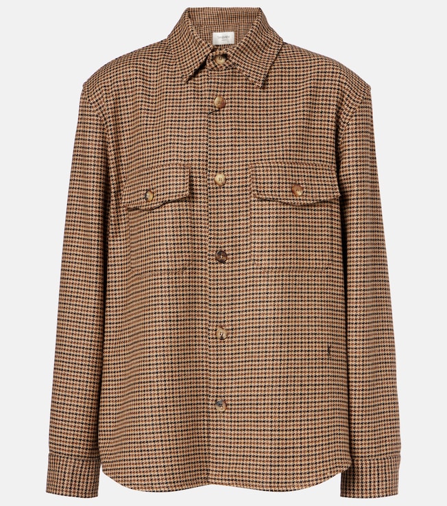 Houndstooth overshirt