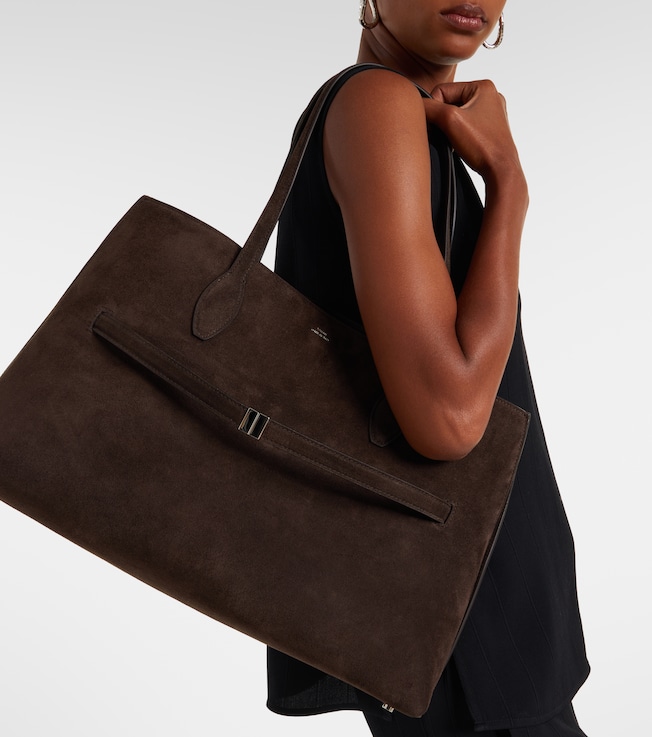 Lounge suede tote bag