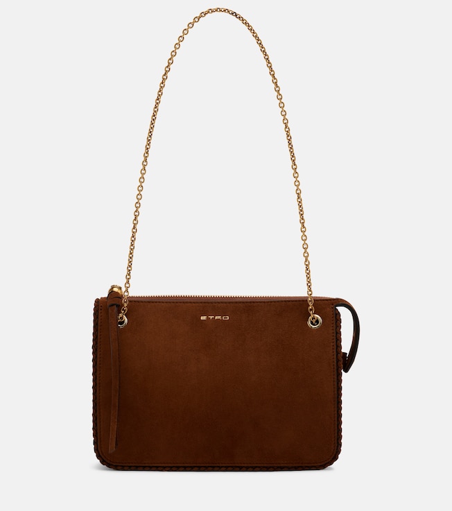 Small suede crossbody bag