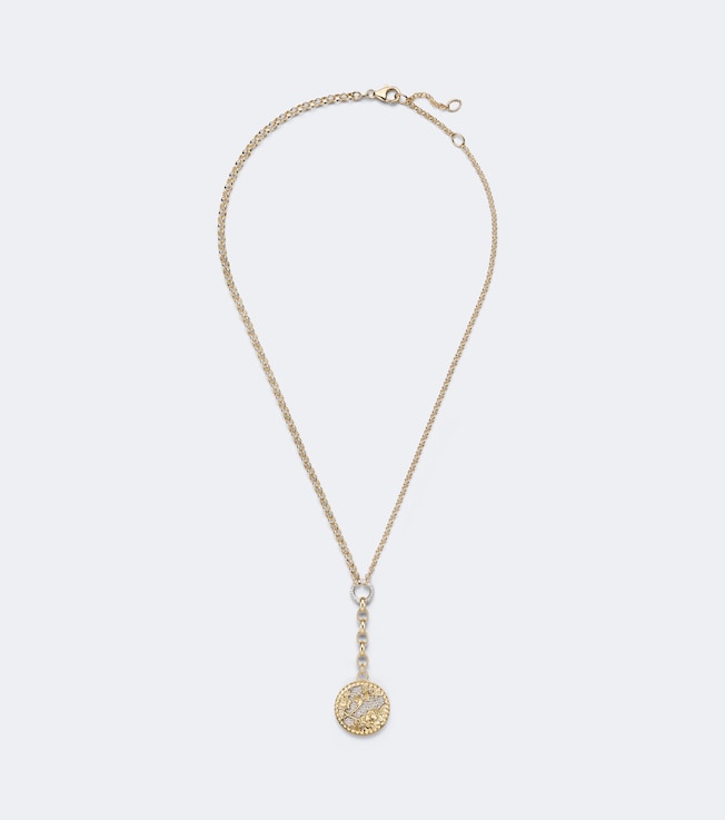 Resilience Blossoms Medium 18kt gold necklace with diamonds