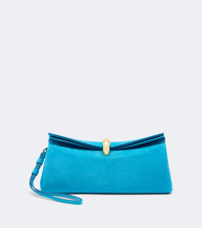 Valérie suede clutch