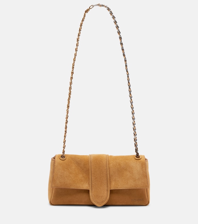 Bambino Chaîne suede shoulder bag
