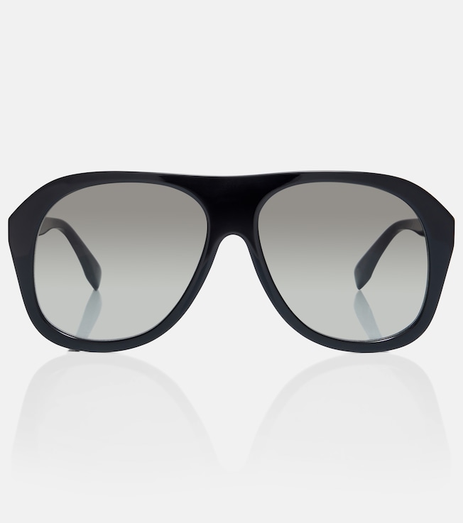 Baguette aviator sunglasses