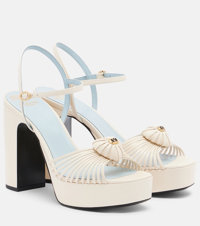 Cœur Royal leather platform sandals