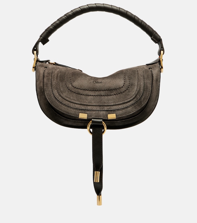 Marcie Mini suede shoulder bag