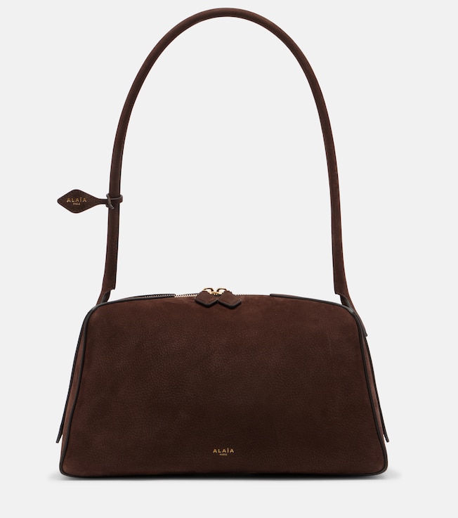 Le Bouledogue Medium leather shoulder bag