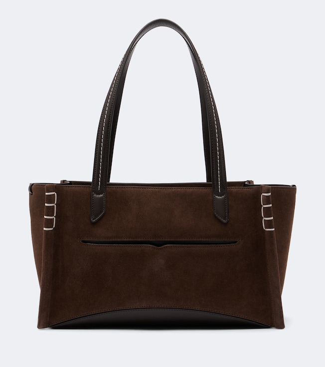 Loafer Cabas suede tote bag