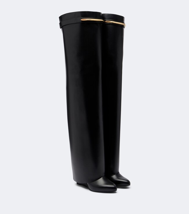 Shark Pinch leather over-the-knee boots