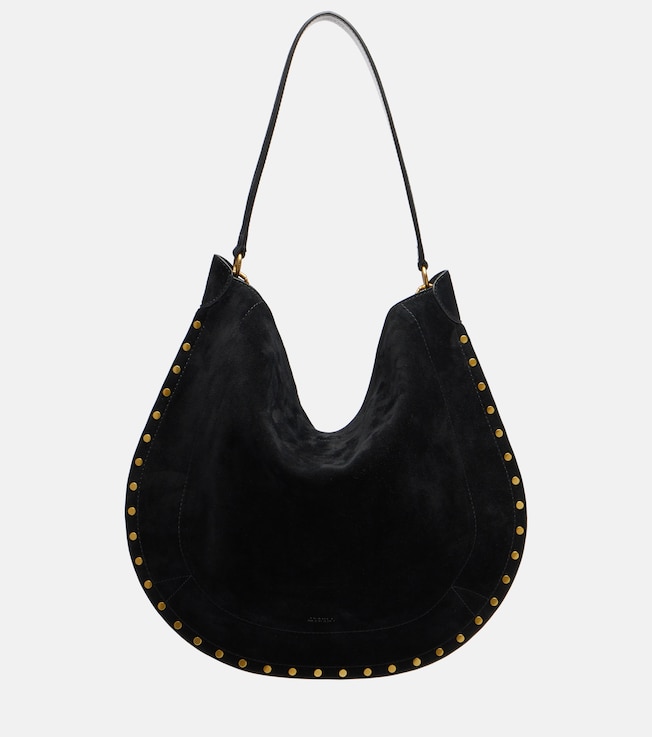 Oskan Soft Medium suede shoulder bag