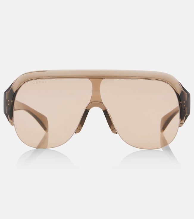 Logo shield sunglasses