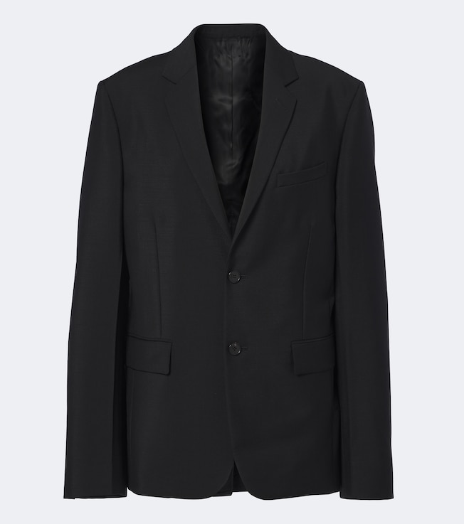 Mohair and wool blazer