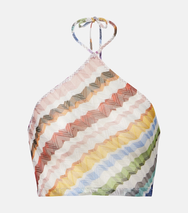 Halterneck crop top