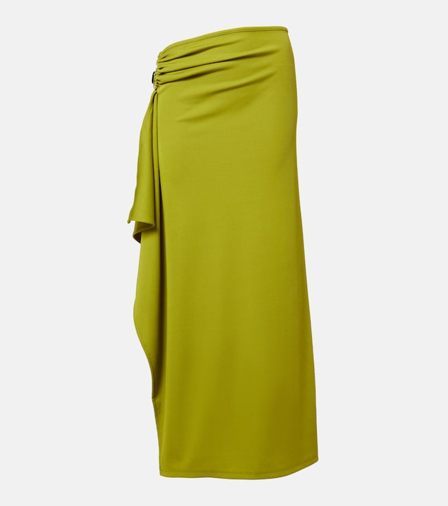 Crystal Pendant maxi skirt