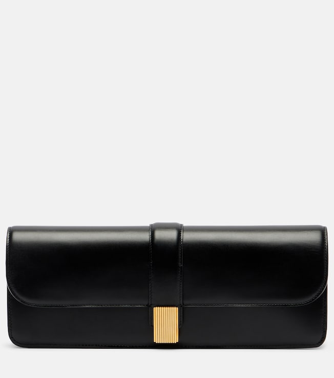 Blake leather clutch