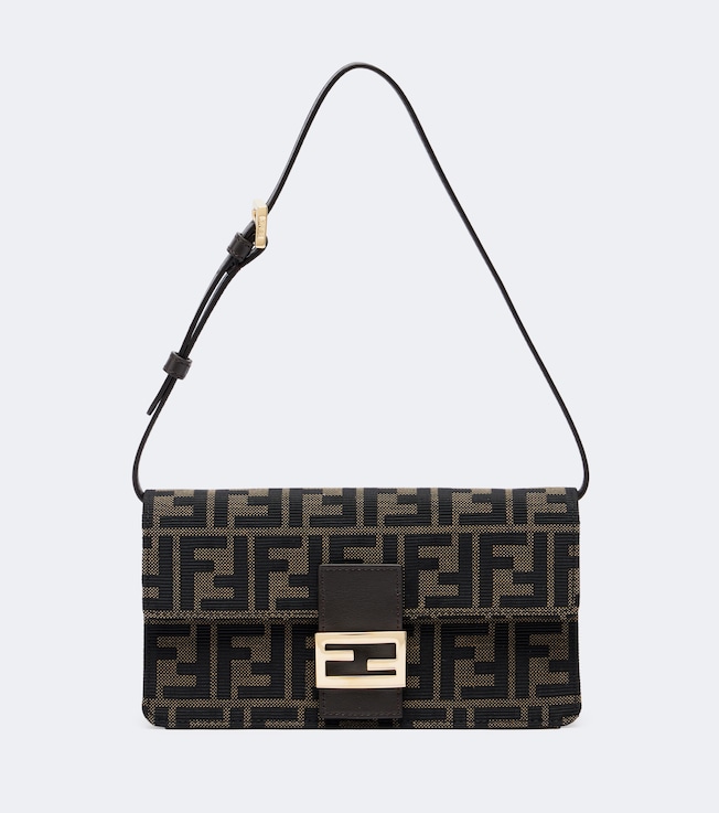 Tube jacquard canvas wallet on chain
