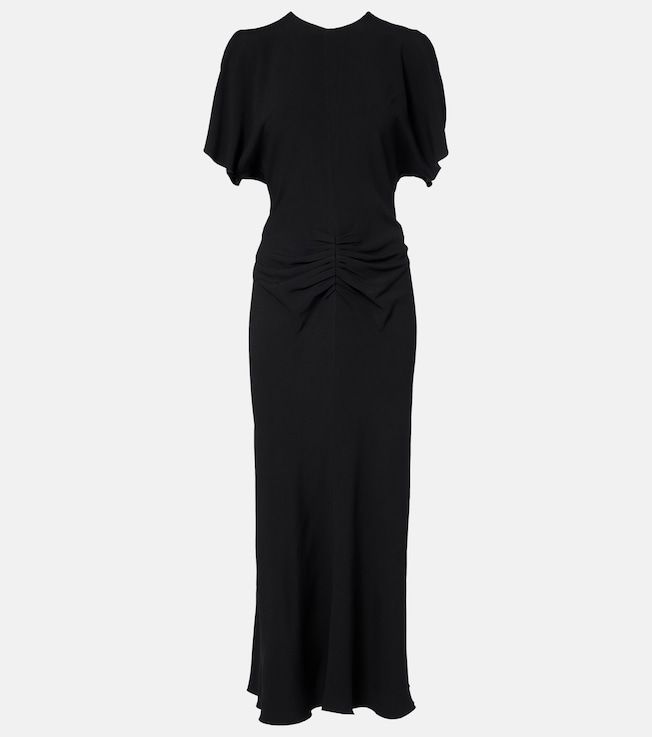 Crêpe midi dress
