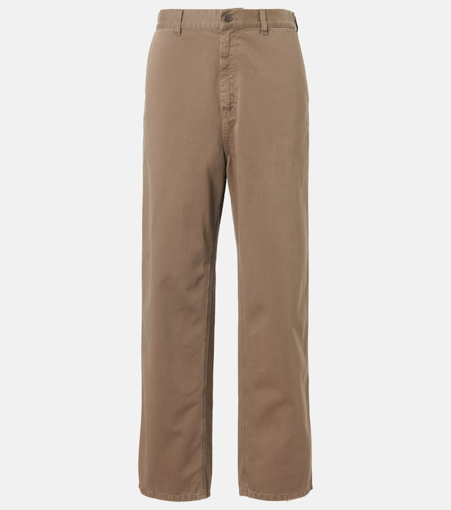 Sharka cotton gabardine wide-leg pants