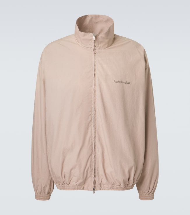 Logo cotton poplin blouson jacket | Acne Studios