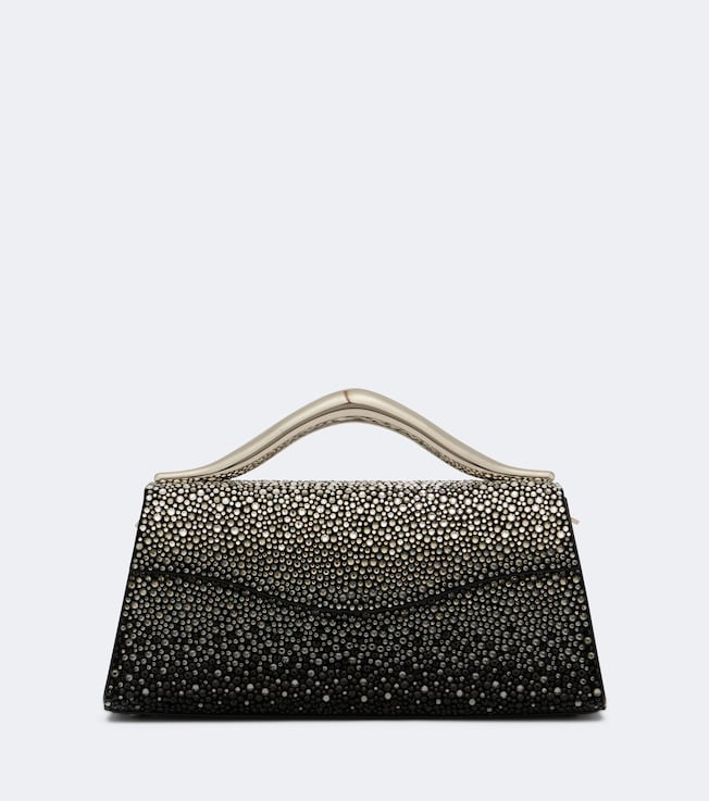 Petit Wave embellished top-handle bag
