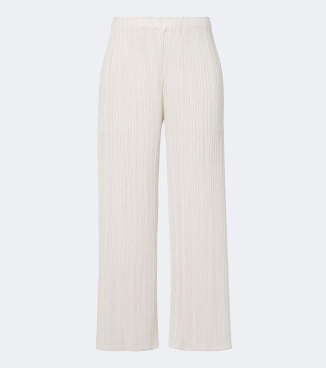 Monthly Colors: August pleated wide-leg pants