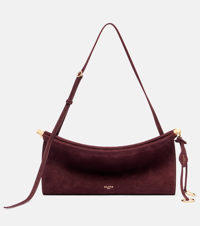 Le Click Medium suede shoulder bag