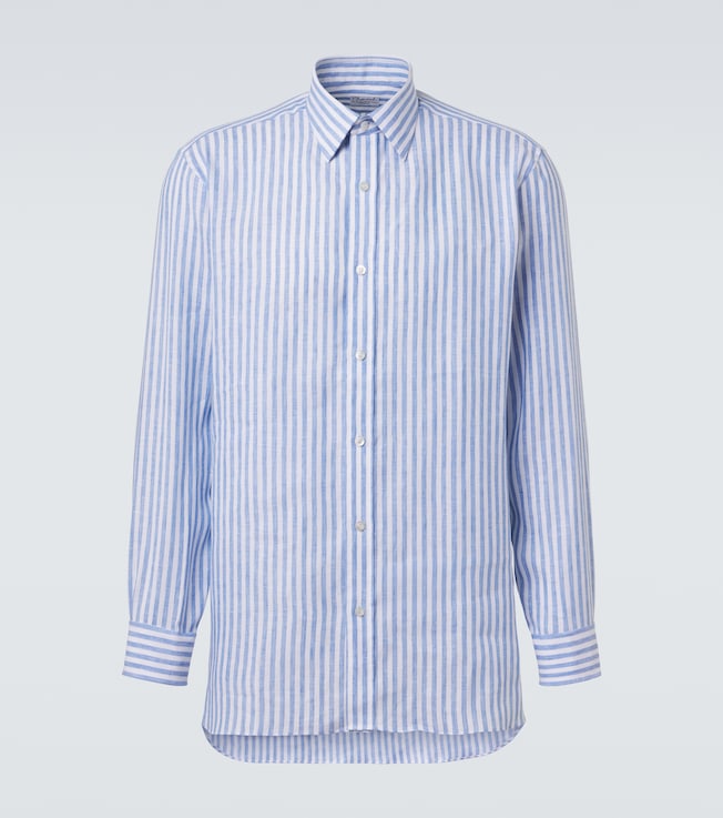 Striped linen shirt | Charvet