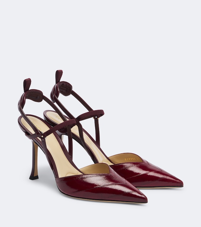 Very Colibrì leather slingback pumps