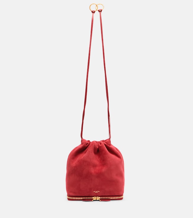 Le Pochon suede bucket bag