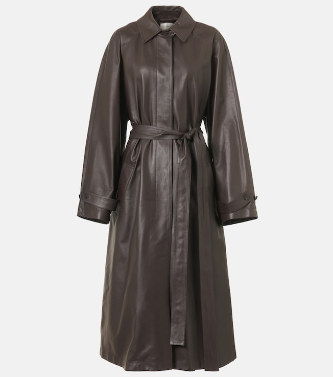 Ryota leather coat