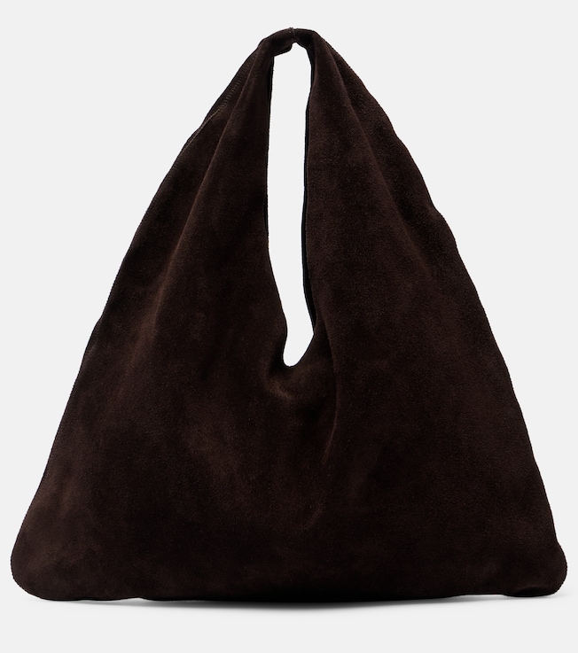 Bindle Small suede tote bag