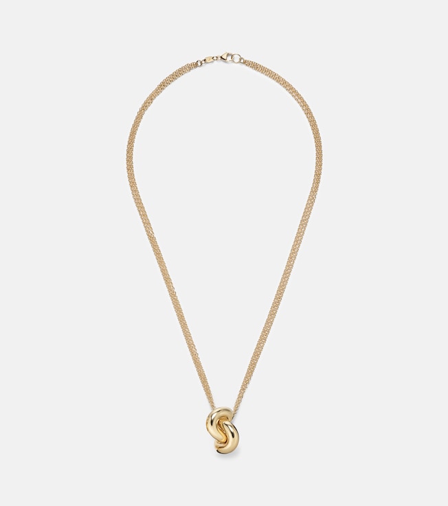 Legacy Knot Big 18kt gold necklace