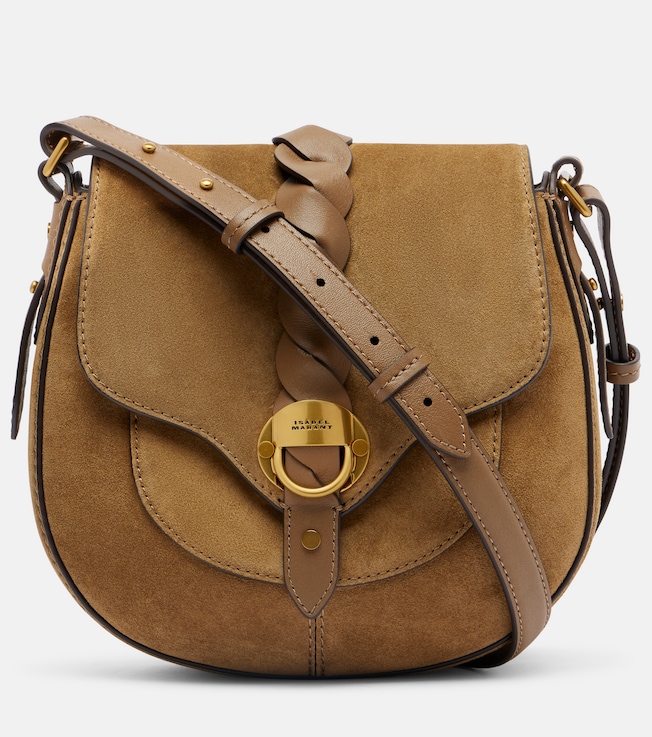 Altay Small suede shoulder bag