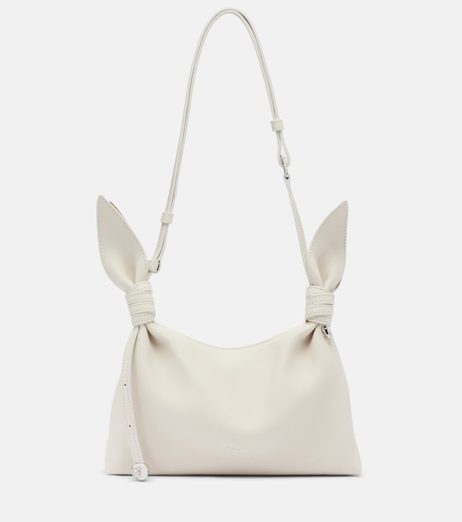 Scarf Mini leather shoulder bag