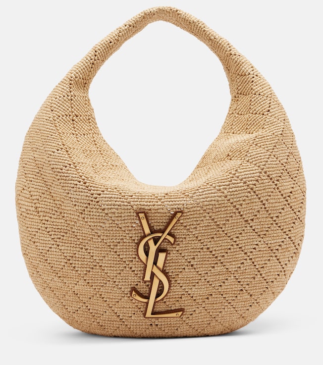 Icare Medium raffia shoulder bag