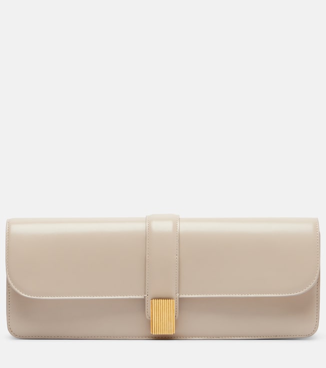 Blake leather clutch