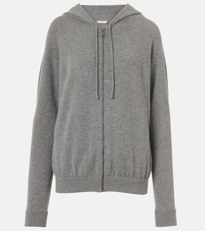 Kawoa cashmere zip-up hoodie
