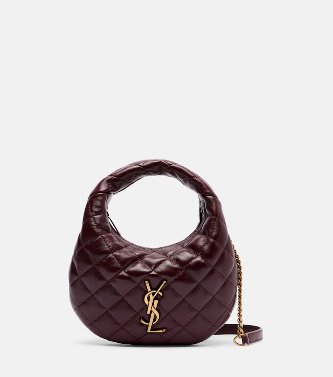 Icarino Mini quilted leather top-handle bag