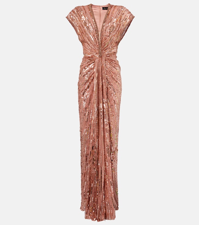 Zola embellished gown
