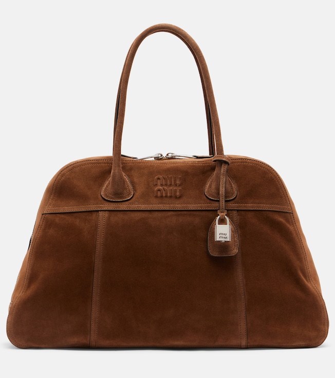 Vivant suede bowling bag