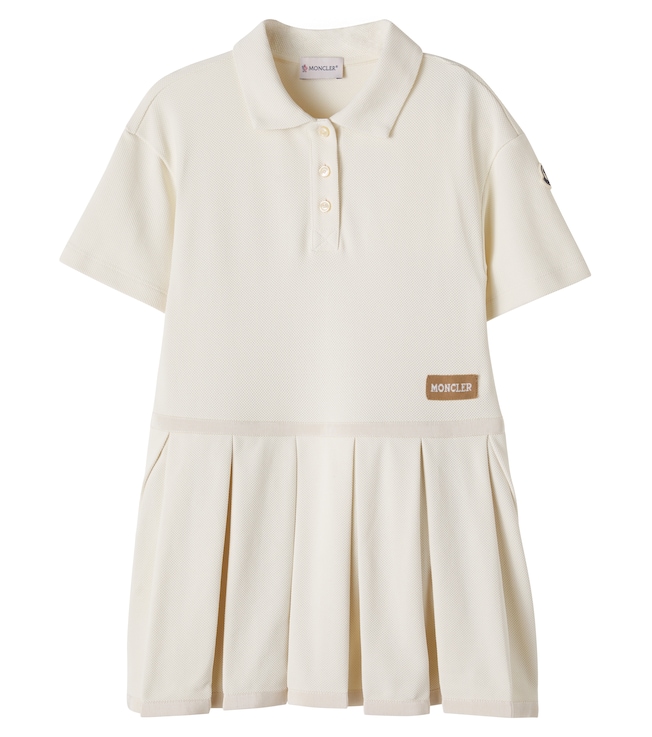 Pleated polo dress | Moncler Enfant