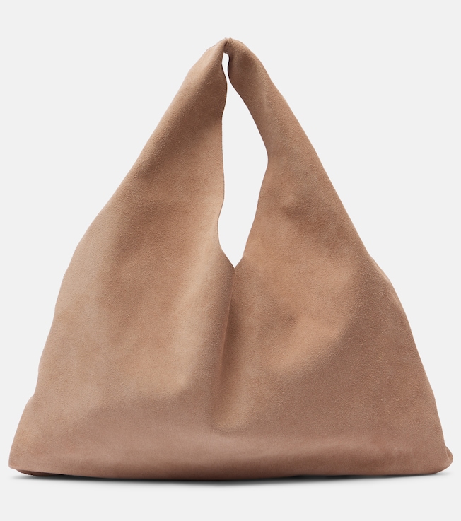 Bindle Small suede tote bag
