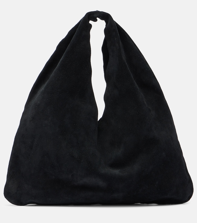 Bindle Small suede tote bag