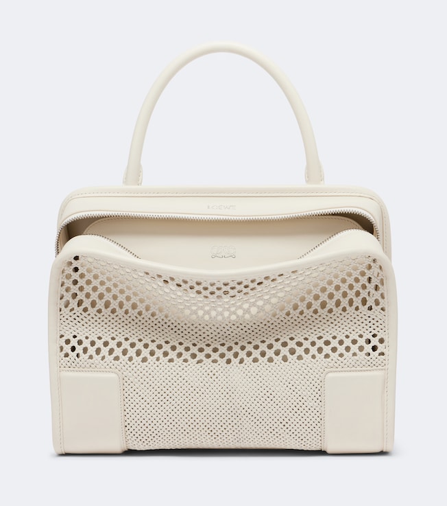 Amazona 180 Medium woven leather top-handle bag